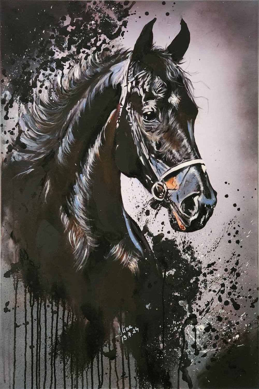 ArteDiAlina.com painting: My kingdom for a Horse